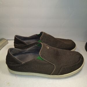 Olukai Nohea Mesh Slip On Boat Loafers Shoes Men's sz 13.